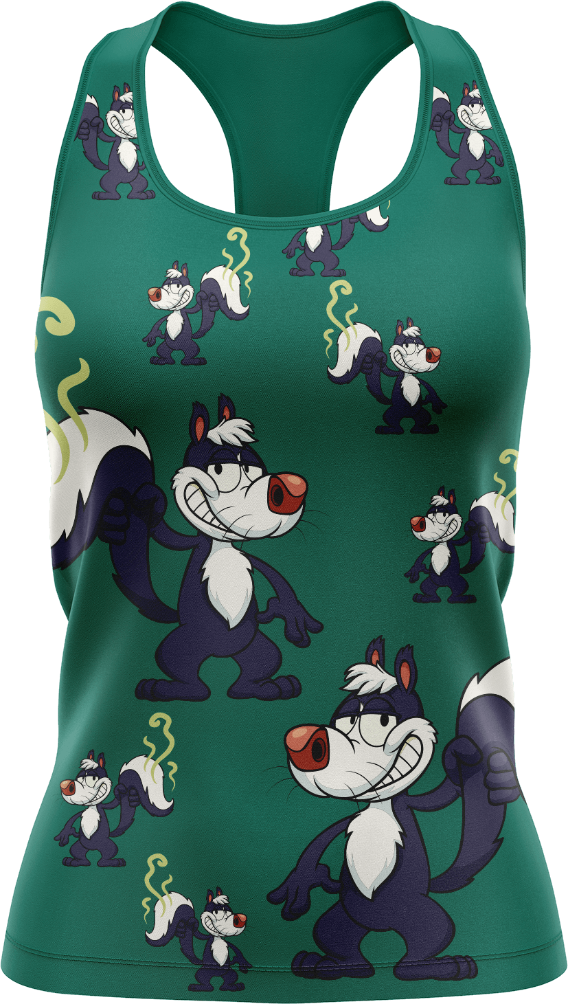 Stinky Skunk Singlets - fungear.com.au