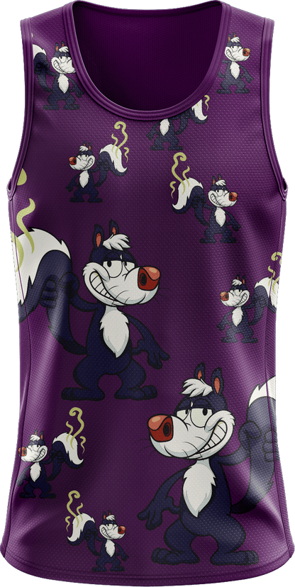 Stinky Skunk Singlets - fungear.com.au