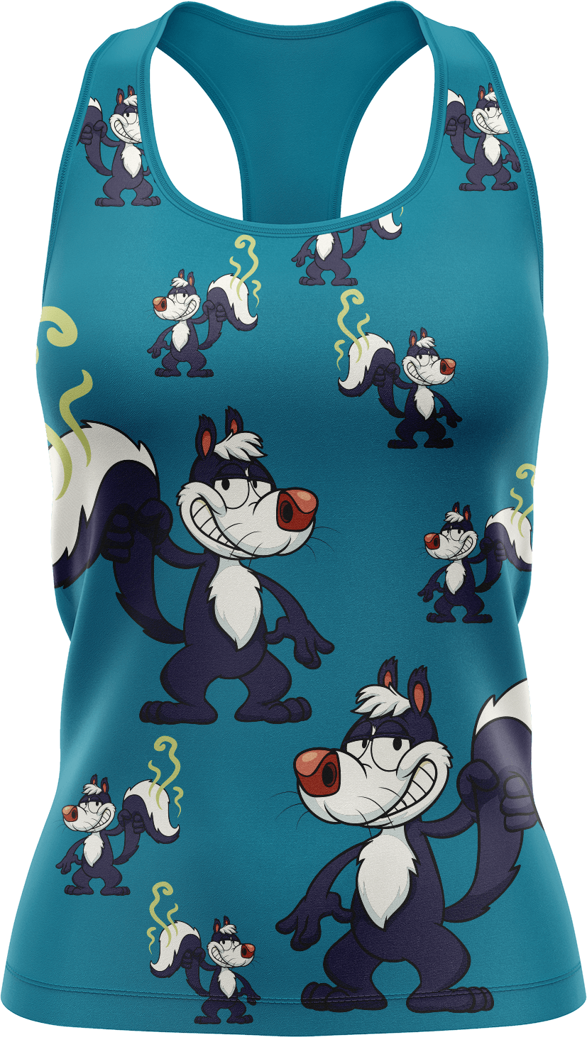 Stinky Skunk Singlets - fungear.com.au