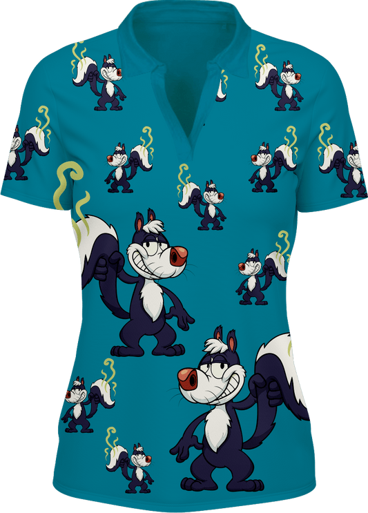 Stinky Skunk Women's Polo - fungear.com.au