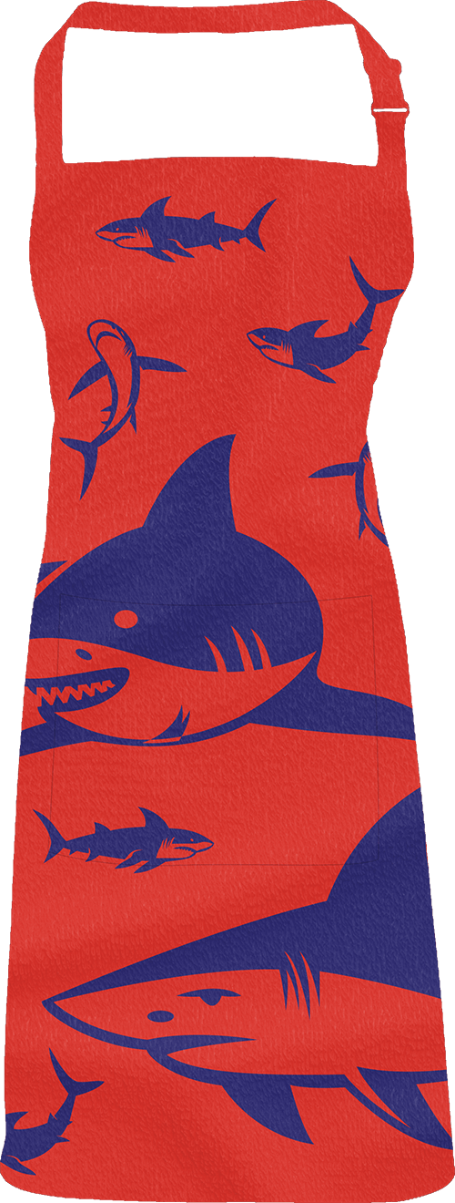 Swim with Sharks Apron - fungear.com.au