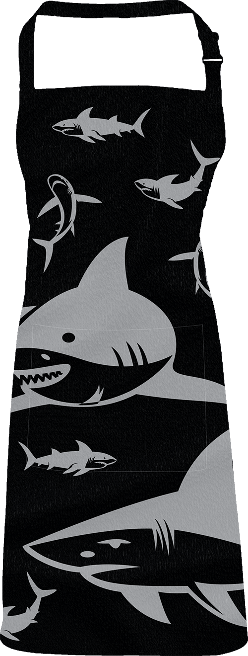 Swim with Sharks Apron