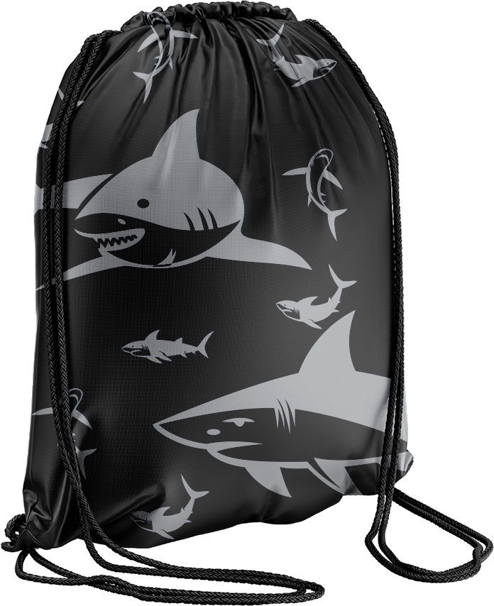 Swim with Sharks Back Bag