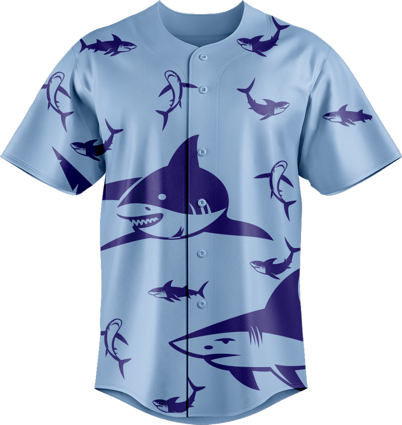Swim with Sharks Baseball Jerseys