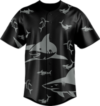 Swim with Sharks Baseball Jerseys 3