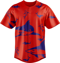 Swim with Sharks Baseball Jerseys 2