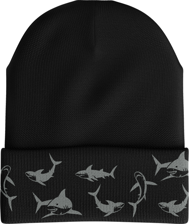 Swim With Sharks Beanie - fungear.com.au