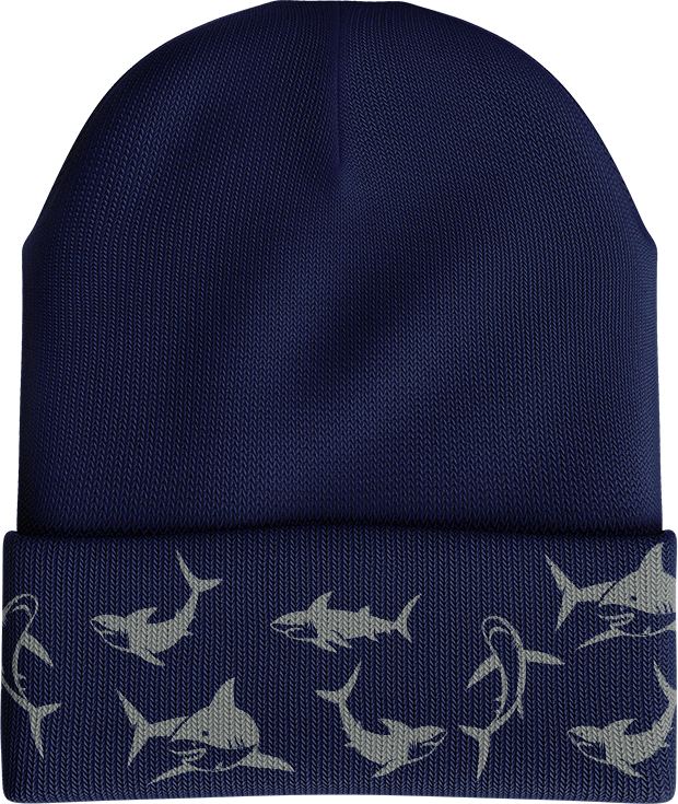 Swim With Sharks Beanie - fungear.com.au