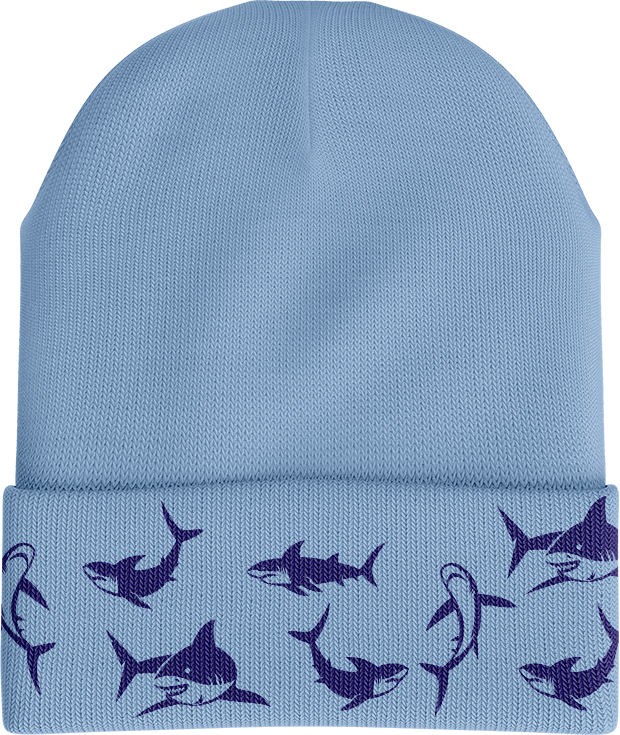 Swim With Sharks Beanie - fungear.com.au