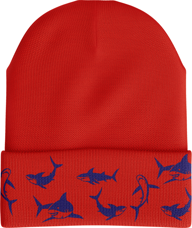 Swim With Sharks Beanie - fungear.com.au