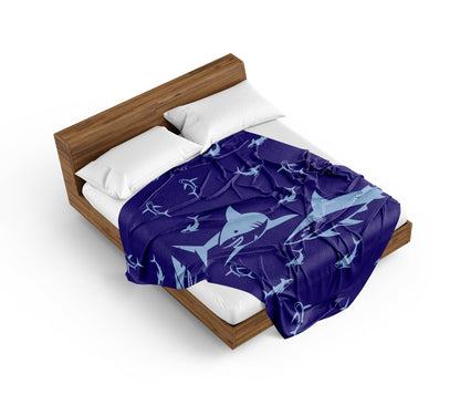 Swim with Sharks Doona Cover - fungear.com.au