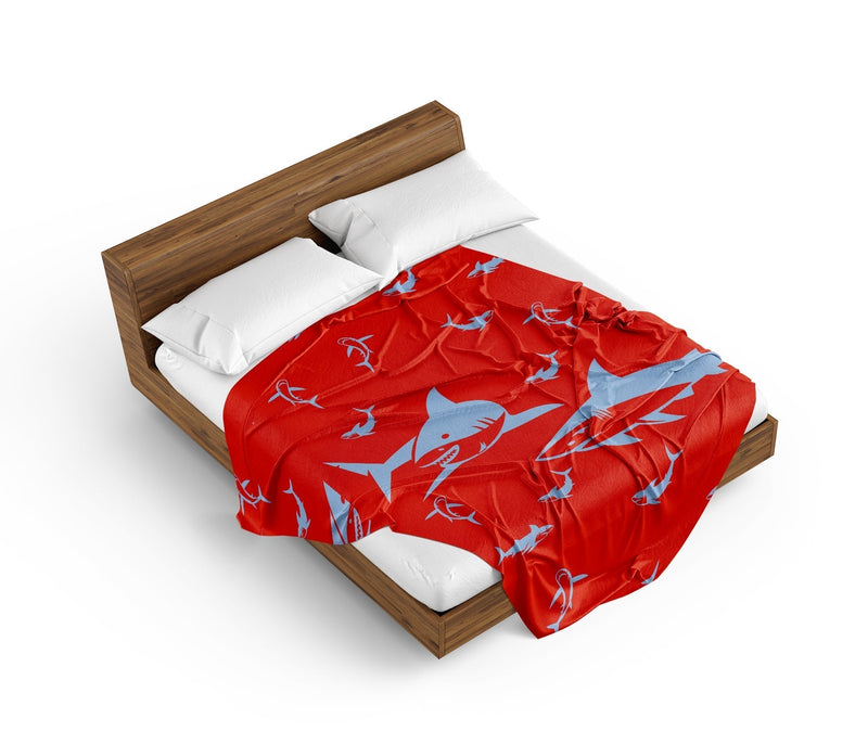 Swim with Sharks Doona + Pillow
