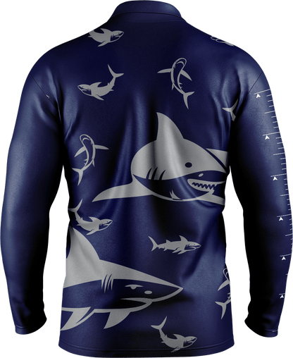 Swim with Sharks Fishing Shirts - fungear.com.au
