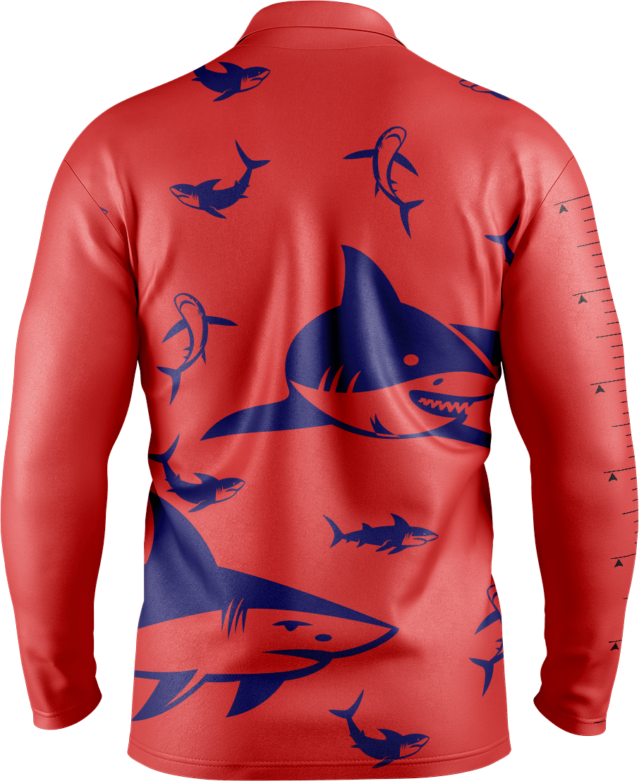 Swim with Sharks Fishing Shirts - fungear.com.au