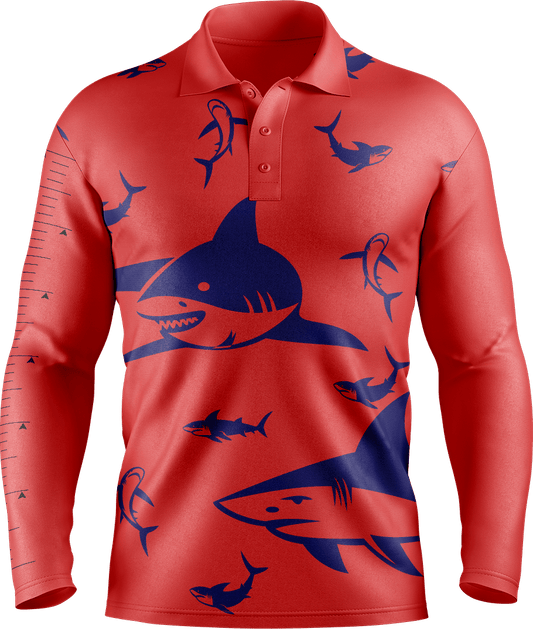 Swim with Sharks Fishing Shirts - fungear.com.au