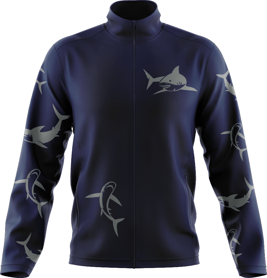 Swim With Sharks Full Zip Track Jacket - fungear.com.au