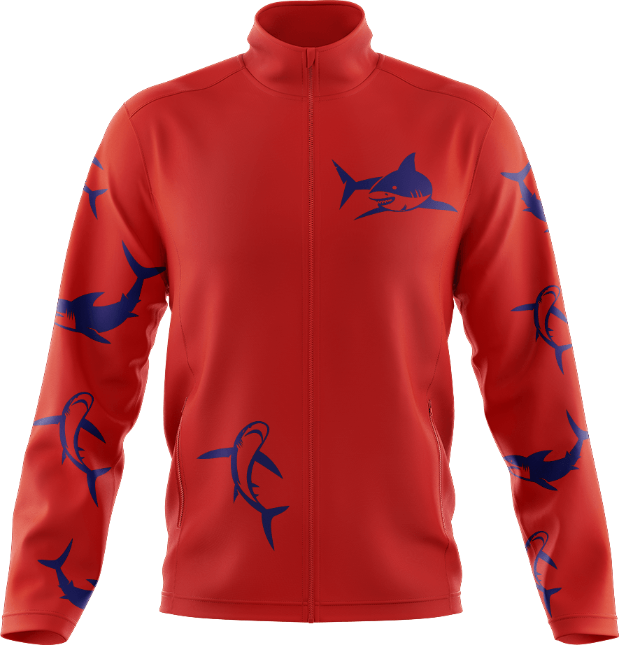 Swim With Sharks Full Zip Track Jacket - fungear.com.au