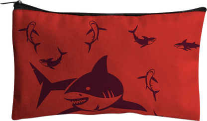 Swim with Sharks Pencil Case - fungear.com.au