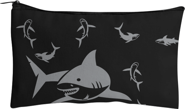 Swim with Sharks Pencil Case - fungear.com.au