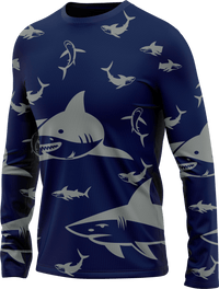 Swim with Sharks Rash Shirt Long Sleeve 8