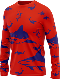 Swim with Sharks Rash Shirt Long Sleeve 4