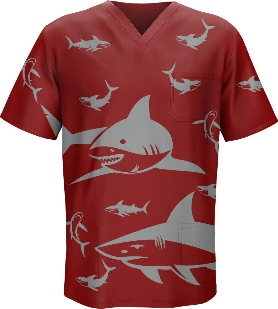 Swim with Sharks Scrubs - fungear.com.au