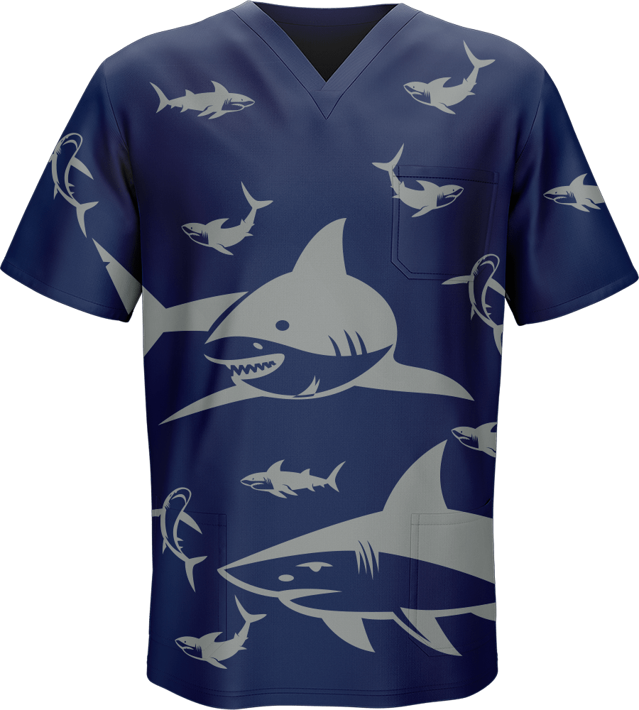 Swim with Sharks Scrubs - fungear.com.au