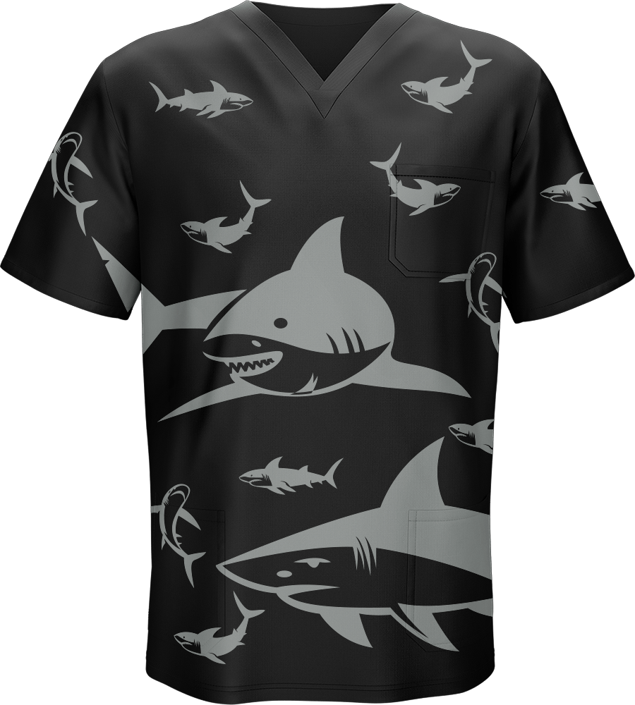 Swim with Sharks Scrubs