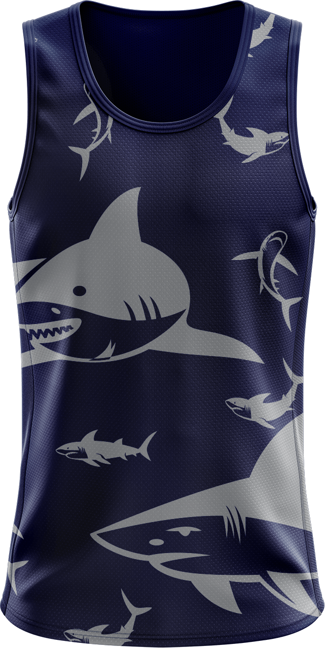 Swim with Sharks Singlets