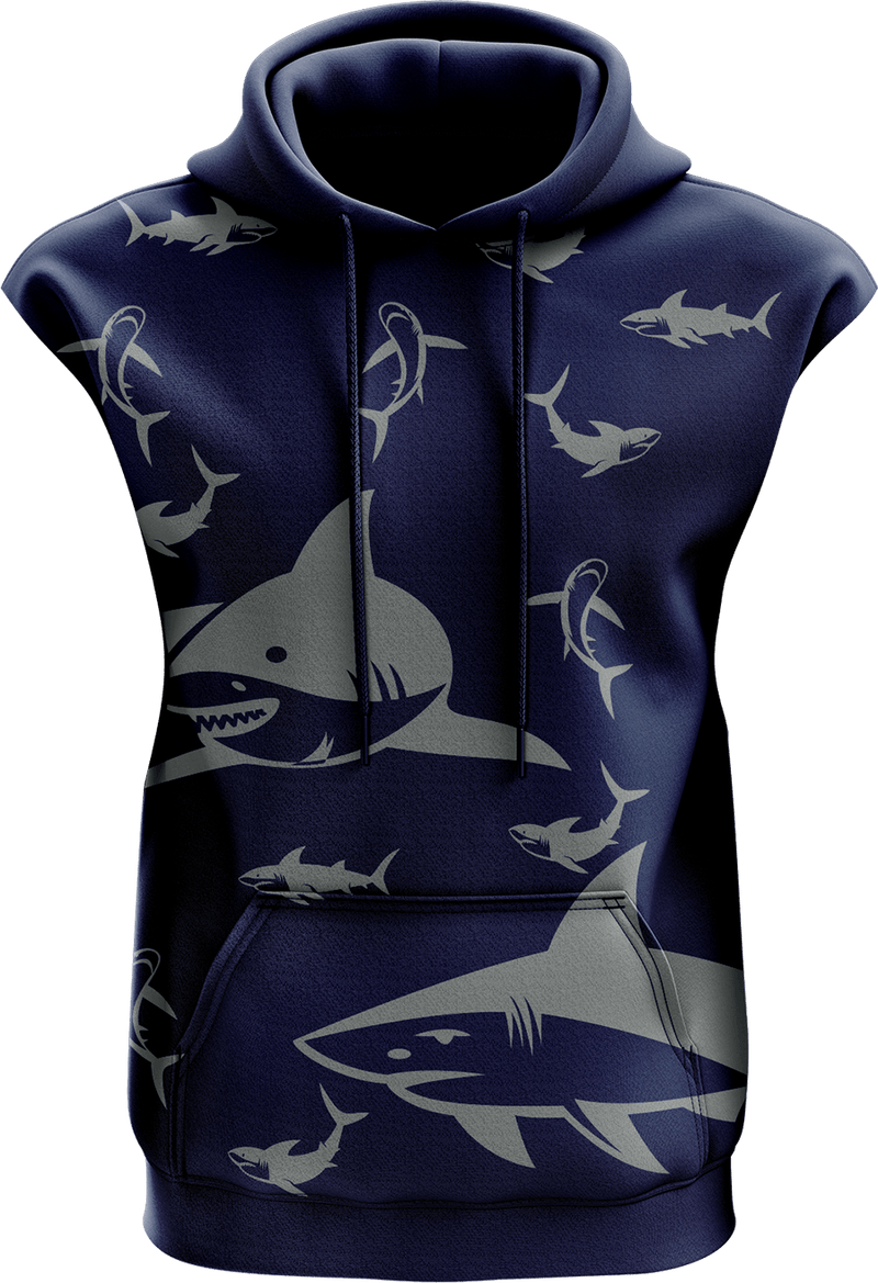 Swim With Sharks Sleeveless Hoodie