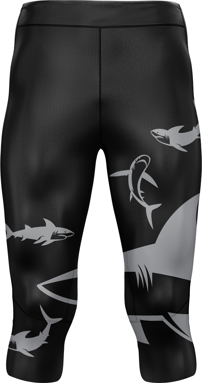 Swim With Sharks tights 3/4 or full length - fungear.com.au