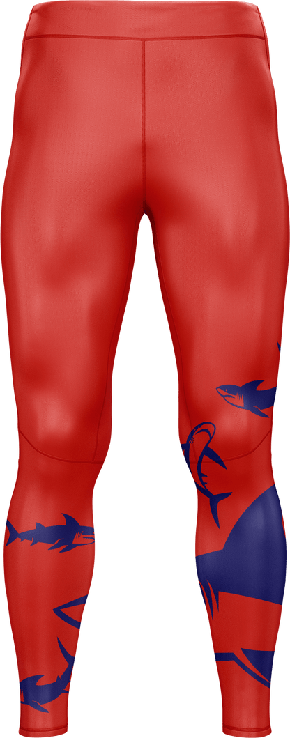 Swim With Sharks tights 3/4 or full length - fungear.com.au