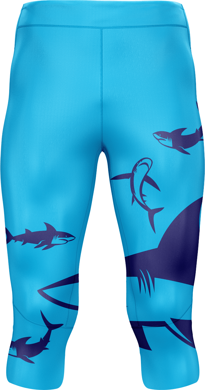 Swim With Sharks tights 3/4 or full length - fungear.com.au