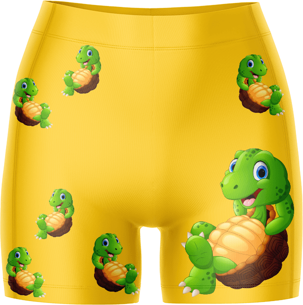 Top Turtle Ladies Gym Shorts - fungear.com.au