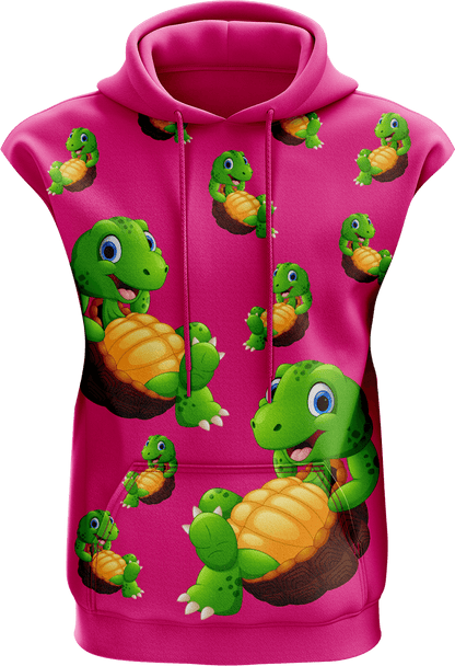 Top Turtle Sleeveless Hoodie - fungear.com.au