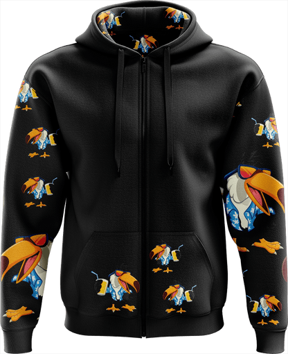 Trendy Toucan Full Zip Hoodies Jacket - fungear.com.au