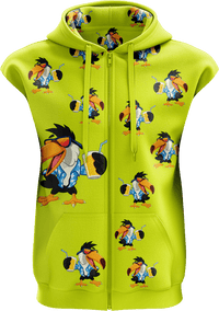 Trendy Toucan Full Zip Sleeveless Hoodie Jackets 3