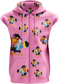 Trendy Toucan Full Zip Sleeveless Hoodie Jackets 2