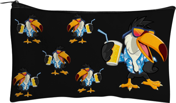Trendy Toucan Jumbo Pencil Case
