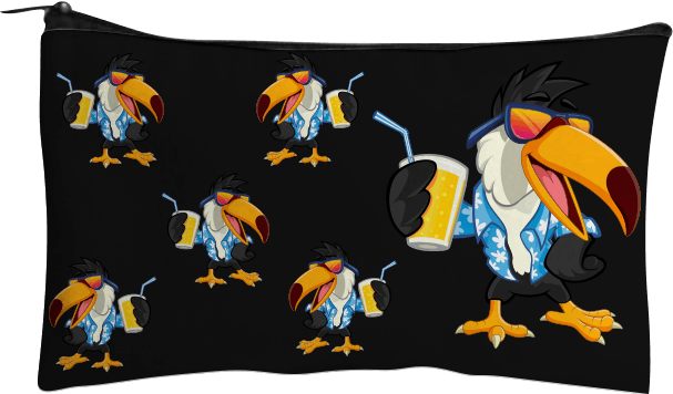 Trendy Toucan Jumbo Pencil Case - fungear.com.au