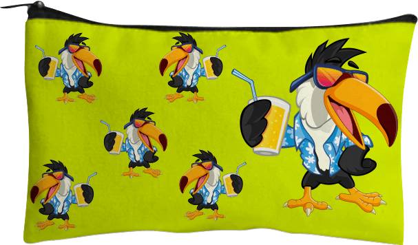 Trendy Toucan Jumbo Pencil Case - fungear.com.au