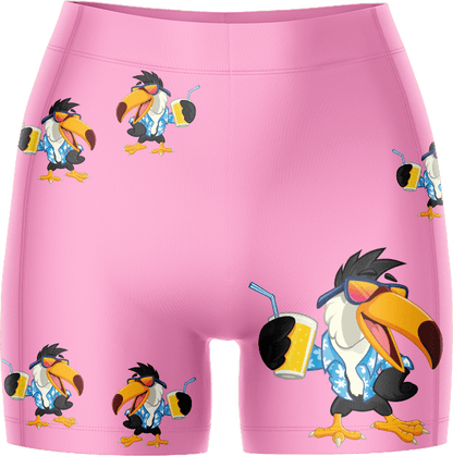 Trendy Toucan Ladies Gym Shorts - fungear.com.au