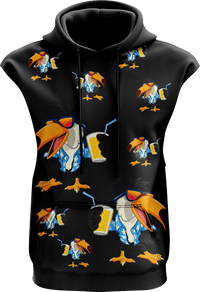 Trendy Toucan Sleeveless Hoodie 4