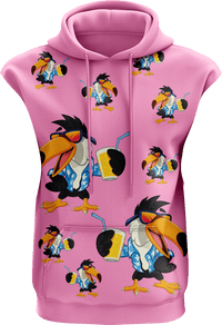 Trendy Toucan Sleeveless Hoodie 3