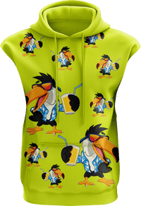 Trendy Toucan Sleeveless Hoodie 1