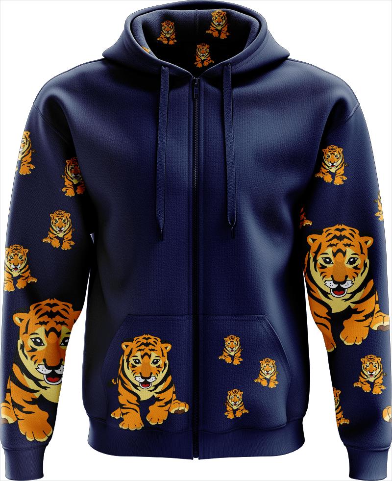 Tuff Tiger Full Zip Hoodies Jacket - fungear.com.au