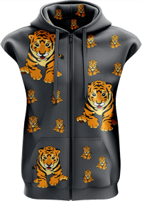 Tuff Tiger Full Zip Sleeveless Hoodie Jackets 2