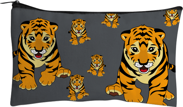 Tuff Tiger Jumbo Pencil Case - fungear.com.au