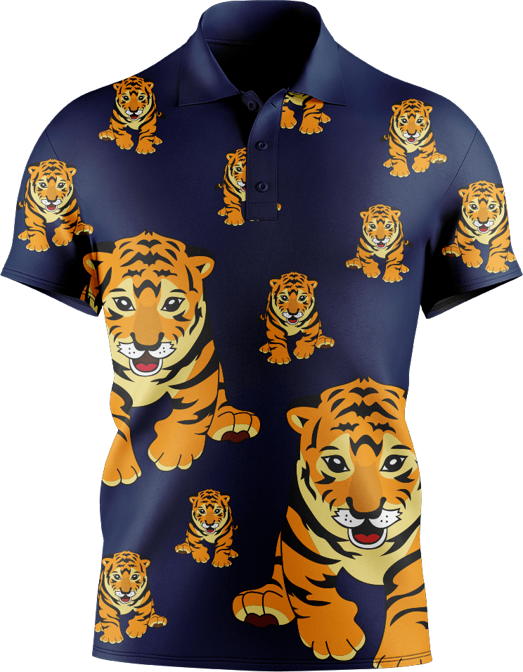 Tuff Tiger Men's Short Sleeve Polo