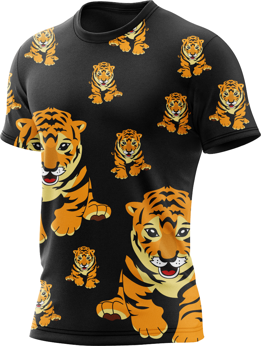 Tuff Tiger Rash T-Shirt Short Sleeve - fungear.com.au